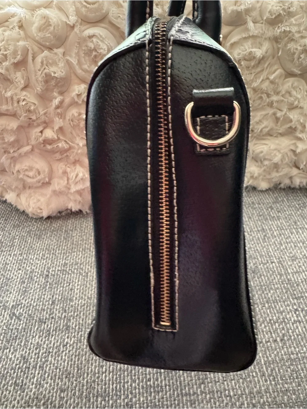 Kate Spade New York Black Leather Mini Satchel